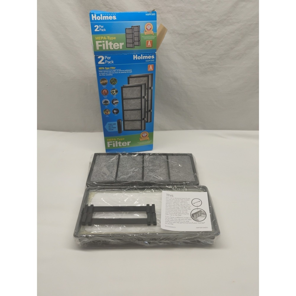 2-Pack Holmes HEPA Filter for Air Purifiers w/Arm & Hammer Baking Soda HAPF30D - Picture 5 of 5